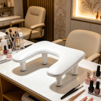SNRQI Repose-main de manucure rectangulaire de sécurité à prix de gros, sans coins vifs, pour salon professionnel OEM ODM