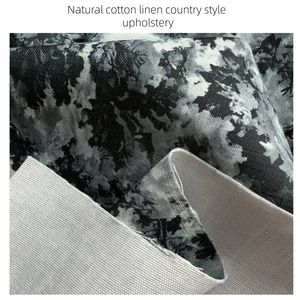 Искусственный лен в деревенском стиле, ткань для обивки диванов, цифровая печать, льняная ткань для диванов - Product Image 3