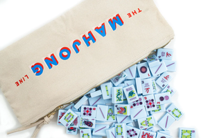 Juego de Fichas de Mahjong Cuadradas de Acrílico Azul Aciano de Lujo, Fichas de Mahjong Americanas Multicolores de una Sola Capa, Línea <span class=keywords><strong>Americana</strong></span> OMM - Product Image 6