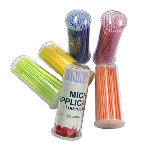 Pinceles desechables para extensiones <span class=keywords><strong>de</strong></span> <span class=keywords><strong>pestañas</strong></span> con cepillo para rímel, <span class=keywords><strong>aplicador</strong></span> sin pelusa y cepillo <span class=keywords><strong>de</strong></span> microfibra - Product Image 6