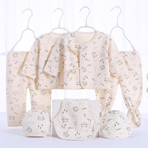 Conjunto de Ropa para Bebé Recién Nacido de 7 Piezas, 100% Algodón, Diseño de Dibujos Animados para Niños y Niñas - Product Image 3