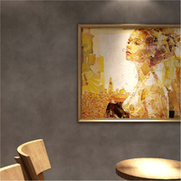 Ventes Flash : Poudre de revêtement mural artistique effet ciment béton, application au pinceau, style industriel, pour murs intérieurs et extérieurs