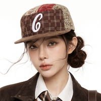 Casquette de baseball style vintage à dessus plat, unisexe, grande circonférence de tête, design amincissant le visage, logo personnalisable
