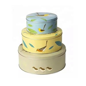 Boîtes rondes personnalisées en fer blanc en forme de biscuit cadeau de Noël de qualité alimentaire conteneur métallique vente en gros d'usine - Product Image 4
