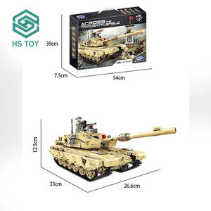 Bloques de Construcción de Modelo de Avión Militar HS 1713PCS, Barco de Guerra Aéreo, Construcción de Aviones para Niños de 5 a 7 Años, Material Plástico - Product Image 5