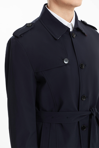 Trench-coat coupe-vent coupe-vent de haute qualité pour hommes <span class=keywords><strong>costume</strong></span> d'affaires sur mesure avec conception de <span class=keywords><strong>pardessus</strong></span> long de style formel de bureau classique - Product Image 6
