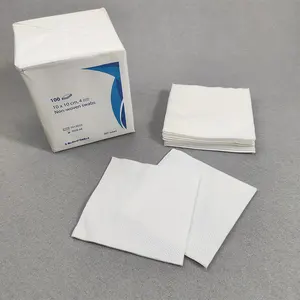 Custom 5X5Cm-4Ply Dental Disposable Wound Dressing Pads Non Woven Swabs Sponges