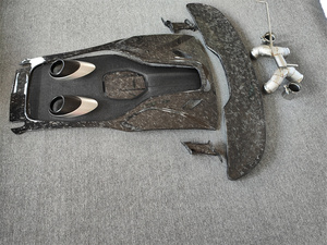 Kit de carrosserie d'échappement de hayon en Fiber de carbone forgé à mettre à niveau pour les pare-chocs de style <span class=keywords><strong>McLaren</strong></span> 540C 570S à <span class=keywords><strong>600LT</strong></span> - Product Image 4