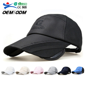 หมวกกีฬา unisex สำหรับผู้ชายผู้หญิง, 100% โพลีเอสเตอร์ระบายอากาศได้ดีมีปีกยืดขนาดใหญ่ป้องกันแสงแดดมาใหม่ฤดูร้อน - Product Image 1