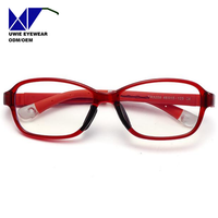 Lunettes optiques rectangulaires TR90 sur mesure OEM, anti-lumière bleue, pour enfants et adolescents, taille 46-15-125, fabricant chinois