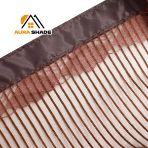 Moustiquaire de porte transparente isolante intégrée avec aimants, <span class=keywords><strong>rideau</strong></span> de porte manuel mains libres, moustiquaire de porte moderne pour la confidentialité en tulle - Product Image 4