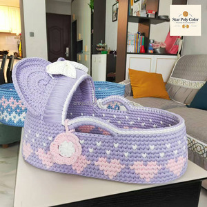 Cesta de Almacenamiento <span class=keywords><strong>para</strong></span> Pañales de Bebé Recién <span class=keywords><strong>Nacido</strong></span>, Tejida a Mano, Multicolor, Marca Star, la Más Vendida - Product Image 5