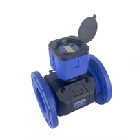 IP68 Stainless Steel Digital Flange Ultrasonic Water Meter with Battery-Powered OEM Flow Measurement