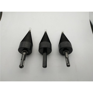Wood Splitting Drill Bit Cone 10mm Shank 3 Flat High Speed Steel For Electric Hammer Wood Splitting <b>Tool</b> - Product Image 1