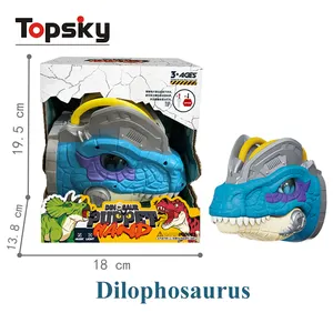 Topsky bambini burattini a mano giocattoli realistici dinosauro animale burattini a mano in plastica giocattoli dinosauro per bambini