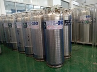 Réservoir cryogénique Dewar de haute qualité de 250 L avec une basse pression de fonctionnement pour l'azote liquide