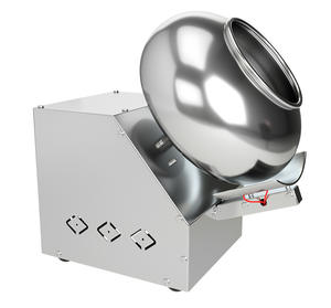 Erdnuss schokoladen beschichtung rollende Dragee <span class=keywords><strong>Mini</strong></span>-Beschichtung Schokoladen kugel waffel, die Trüffel schokoladen kugel maschine macht - Product Image 5