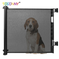 Barrière de sécurité rétractable pour enfants de haute qualité, en maille PVC, barrière de sécurité pour enfants, barrière de sécurité pour porte d'entrée, escalier, barrière de sécurité rétractable pour bébé
