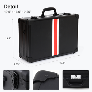 <span class=keywords><strong>Valise</strong></span> de Barbier Portable en Aluminium avec Serrure à Clé, Boîte à Outils de <span class=keywords><strong>Coiffure</strong></span>, Organisateur de Voyage, <span class=keywords><strong>Valise</strong></span> de Salon – Stock Local US - Product Image 5