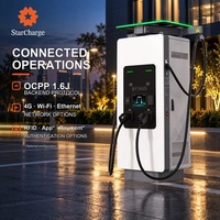 Station de recharge modulaire DC StarCharge Titan V4 240kW 320kW pour projets de recharge commerciale Chargeur de voitures électriques