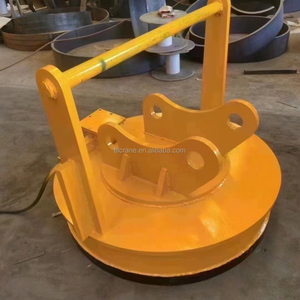 Portabrocas electromagnético Circular Industrial, removedor de hierro electromagnético, elevación de alta frecuencia, Portabrocas potente, <span class=keywords><strong>5</strong></span> toneladas - Product Image 1