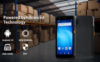 Hyatta Modelo 5 PDA Portátil 4GB+64GB Android 11 Octa-core 2.2GHz 5.5 Pulgadas NFC Escáner QR/Código de Barras IP67 Base de Carga en Stock