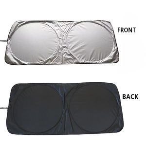 ผ้าชุบเงินที่บังแดดหน้ากันแสงยูวีป้องกันพับได้ปรับแต่งโลโก้ได้ของขวัญส่งเสริมการขายธุรกิจ - Product Image 6