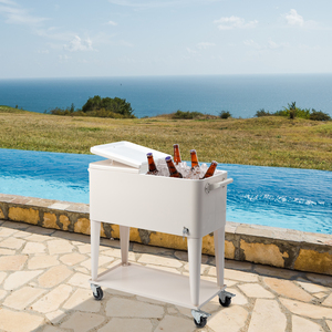 Diseñado para la Resistencia: Nevera Aislada de 80QT con Patas de Hierro y Diseño Elegante - Product Image 4