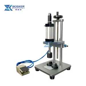 BSK-QP01 공장 직접 판매 소형 반자동 액체 충전 및 캡핑 기계 주스 병 충전 및 캡핑 기계