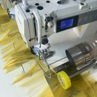 Vente chaude RN-872JF perruque industrielle faisant la Machine à coudre nouvel état point de chaîne pas cher cheveux rideau perruque Machine à tisser