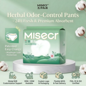 Insoftb Vente en gros OEM Culottes menstruelles jetables, culottes hygiéniques, logo personnalisé d'usine, haute absorption, commande en gros - Product Image 2