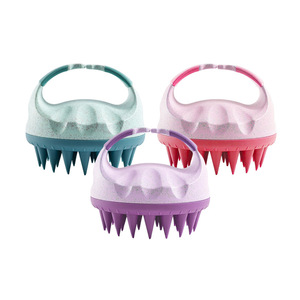 Cepillo de masaje para el cuero cabelludo, masajeador de silicona para aliviar la picazón y limpiar la cabeza, con cerdas suaves para la población en general - Product Image 1