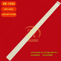 ZR-1392 Barre lumineuse LED de haute qualité de 42 pouces pour LG Lnnotek 42 V5 Edge REV 0.3 LC420EUD LE42A300N Bande de rétroéclairage LED pour téléviseur