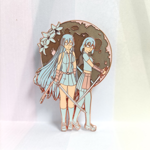 Spille in smalto duro personalizzate di alta qualità, con <span class=keywords><strong>stampa</strong></span> serigrafica, placcate oro, a doppio strato, grandi, con design a cartone animato, tipo 'Pin on Pin' - Product Image 5