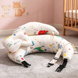 Coussin de soutien pour femmes enceintes et allaitantes, coussin de grossesse confortable pour le corps avec housse lavable - Product Image 1