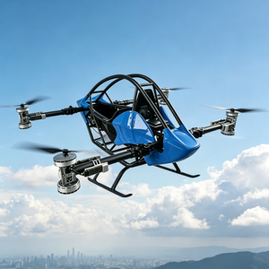 Nuevo Avión Ultraligero T-MOTOR de Fibra de Carbono Ligero, Monoplaza, con Alas Rotatorias, Impulsado por Batería, de Despegue Vertical - Product Image 6