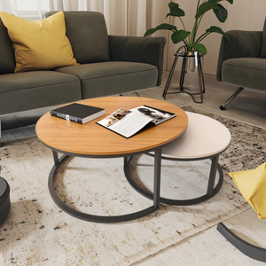 <span class=keywords><strong>Table</strong></span> basse en chêne à panneau <span class=keywords><strong>extensible</strong></span> facile à assembler au design <span class=keywords><strong>scandinave</strong></span> moderne pour la maison, la cuisine et le salon. - Product Image 6