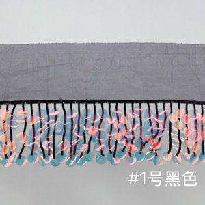 Ryl <span class=keywords><strong>sequin</strong></span> tua lưới tua rua trang trí viền ren trang trí vải cho quần áo cưới Rèm tua trang trí phụ kiện tự làm - Product Image 3