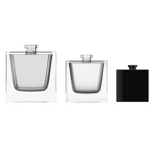 Flacon de parfum en verre carré vide de haute qualité avec logo personnalisé, 30 ml, 50 ml, 100 ml, flacon de parfum de luxe - Product Image 3