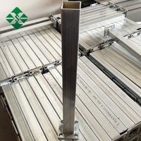 Clôture en composite bois-plastique (WPC) économique, résistante aux UV, avec poteaux en alliage d'aluminium, clôture d'intimité 6x6 pieds pour extérieur