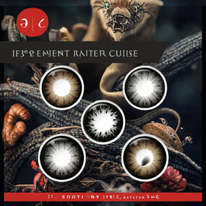 Magister Supersize 14.5mm-16mm nâu đen mắt màu Kính áp tròng loại tự nhiên mềm độ cứng kính bóng màu địa chỉ liên lạc - Product Image 3