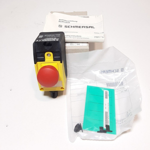 Sch-mersal BDF100-NH-G-ST Commande avec interrupteur d'arrêt d'urgence, 1NO+2NC, 24V DC, M12 8 broches, IP65, -25...+65°C, 40*99*69mm - Product Image 1