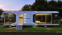 Maisonnette préfabriquée moderne, capsule spatiale, maison de camping, appartement préfabriqué en plein air, maison culturelle