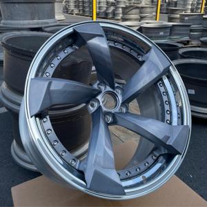 Jantes forgées sur mesure Viaol en deux parties pour Audi GT Lexus GSF <span class=keywords><strong>Ferrari</strong></span> F430 Hyundai Veloster N Chevrolet C8 Corvette Split 5 - Product Image 1