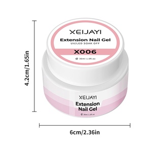2025 Nude Transparent 30ml Large Capacity <b>Extension</b> Builder Gel <b>Nail</b> Mold Shaping Salon Manicure Soak Off Polish Tool - Product Image 1