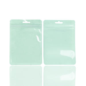 Bolsas con cremallera de bolsita plana de impresión personalizada con ventana 3C Grado de producto digital Zip Lock Bolsa de embalaje transparente sellada en tres lados - Product Image 6