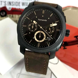 <span class=keywords><strong>LUCIANO</strong></span> นาฬิกาเข็มขัดธาร์ท เวเดอร์ ธาร์ท เวเดอร์ ธุรกิจลำลองสามตาโครโนกราฟปฏิทินนาฬิกาควอตซ์กันน้ำ FS4656 - Product Image 5