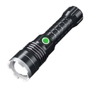 WOSEN alto brillo tiro largo Led Micro Usb recargable Zoom portátil Camping alta potencia Super antorcha linterna táctica - Product Image 1