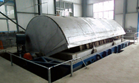 Machine de rotomoulage faisant 10000 /20000 litres de conteneur de réservoirs de stockage d'eau en plastique poly durable