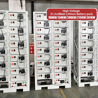 Batterie au lithium Y 51,2 V 280 Ah, pack de batteries LiFePO4 haute tension 100 kW/150 kW/200 kW/215 kW/261 kW pour usage industriel